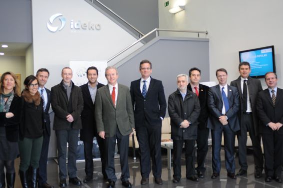 A delegation of the Basque PP, presided over by Antonio Basagoiti, visited the IK4-Ideko facilities. 